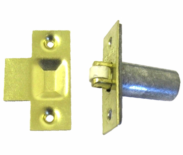 Roller Ball Latch Brass Plated