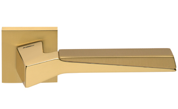 Cubic Satin Brass