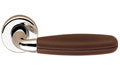 Club  - Polished Chrome Leather Brown