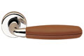 Club - Polished Chrome Leather Light Brown
