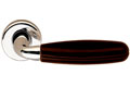 Club  - Polished Chrome Leather Dark Brown