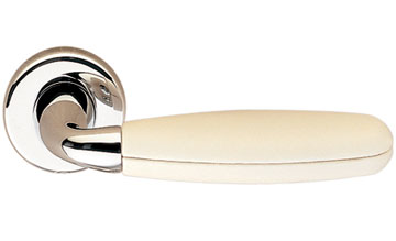 Club Polished Chrome Leather Ivory