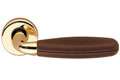 Club - Super Polished Brass Leather Brown