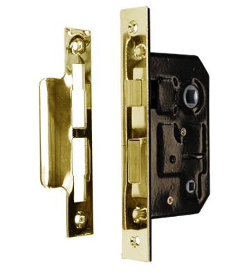 Bathroom Lock Polished Brass