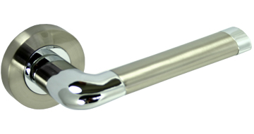 Mella Satin Nickel Polished Chrome