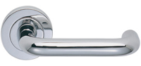 Polished chrome door handle